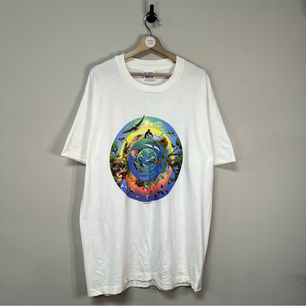 Vintage 1994 Humanitees Mother Nature Shirt